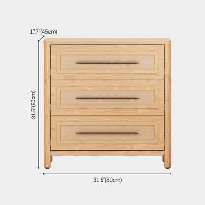 Arden Cane 94.5″ Oak Modular Media Console(Set of 3)