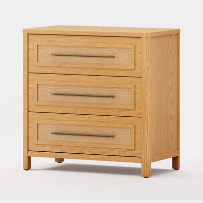 Arden Cane 94.5″ Oak Modular Media Console(Set of 3)