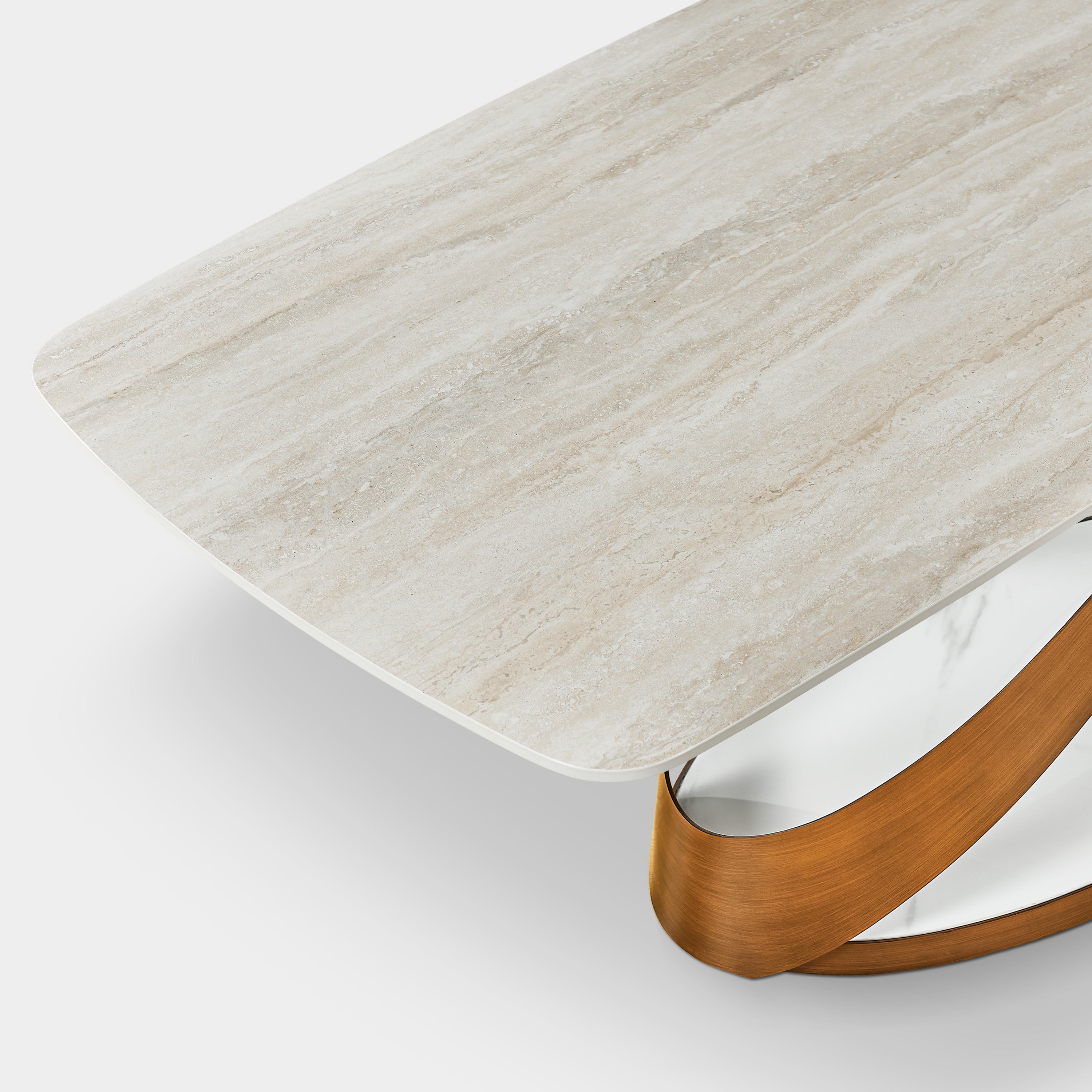 Koda Sintered Stone Rectangular Dining Table 71"