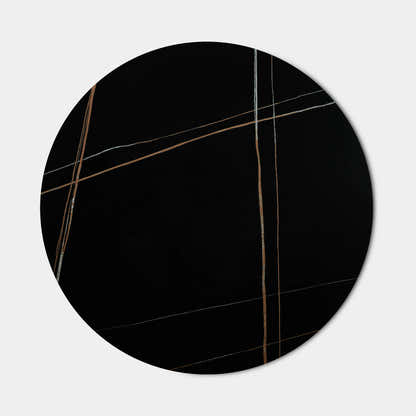 Aurelia Sintered Stone Round Dining Table 59"