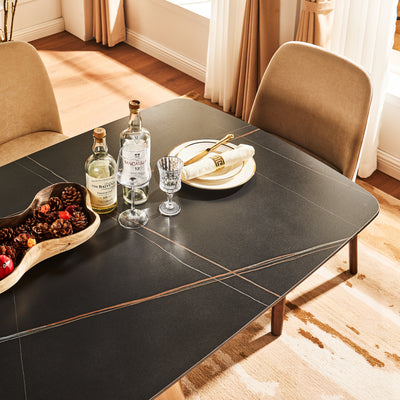 Synergy Sintered Stone Rectangular Dining Table 71"