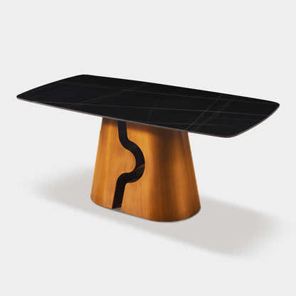 Synergy Sintered Stone Rectangular Dining Table 71"