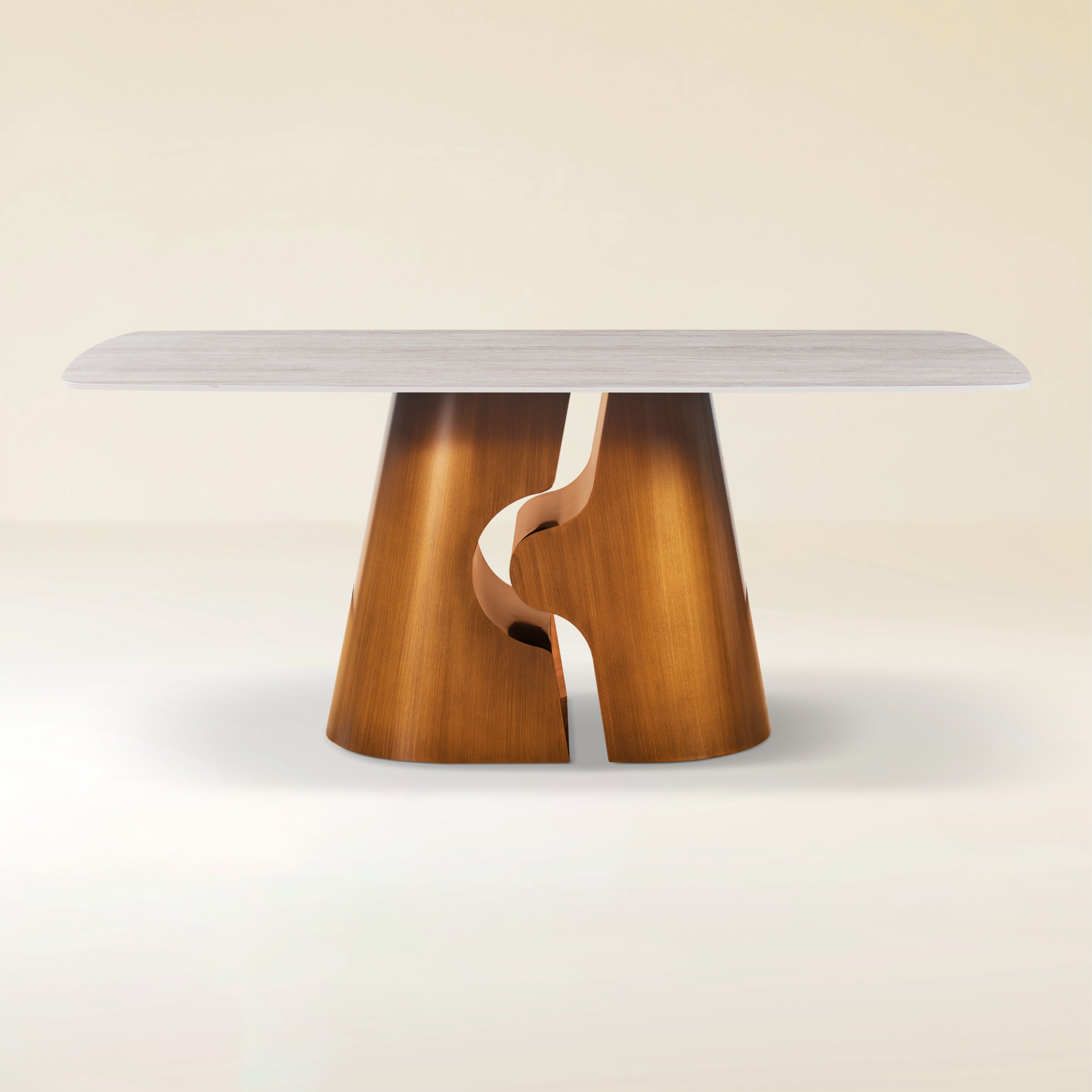 Synergy Sintered Stone Rectangular Dining Table 71"