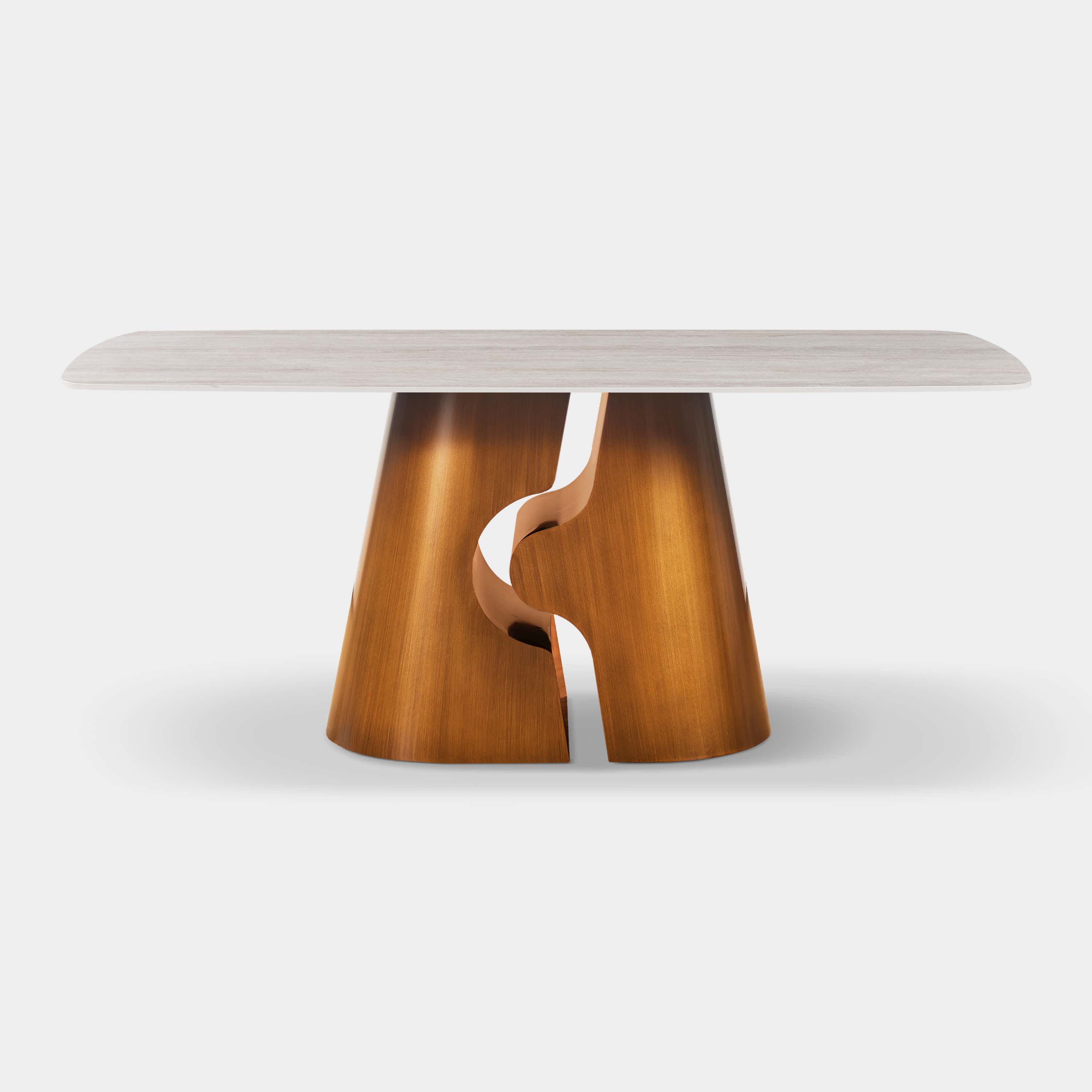 Synergy Sintered Stone Rectangular Dining Table 71"