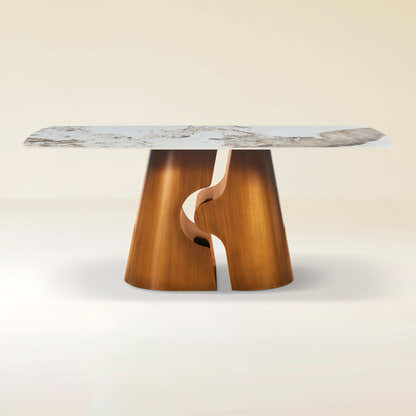 Synergy Sintered Stone Rectangular Dining Table 71"