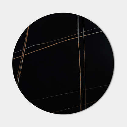 Lyra Sintered Stone Round Dining Table 59"