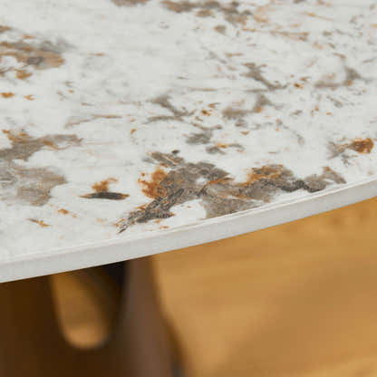 Lyra Sintered Stone Round Dining Table 59"