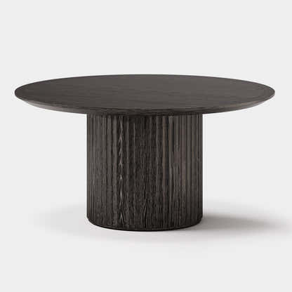 Aurelius Fluted Round Dining Table 60"W