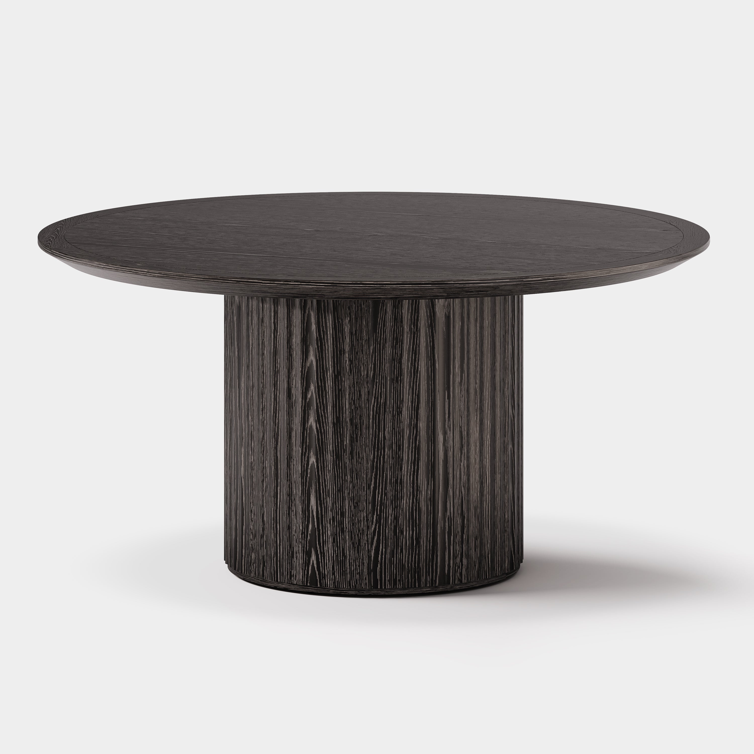 Aurelius Fluted Round Dining Table 60"W