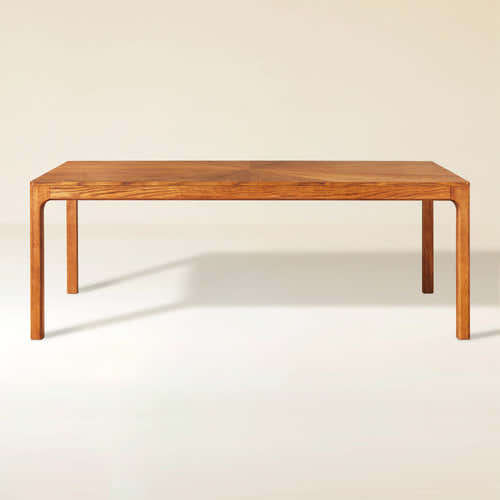 Solaris Rectangular Oak Dining Table 84"