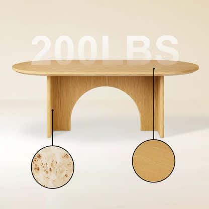 Aurora Oak Dinning Table 63”