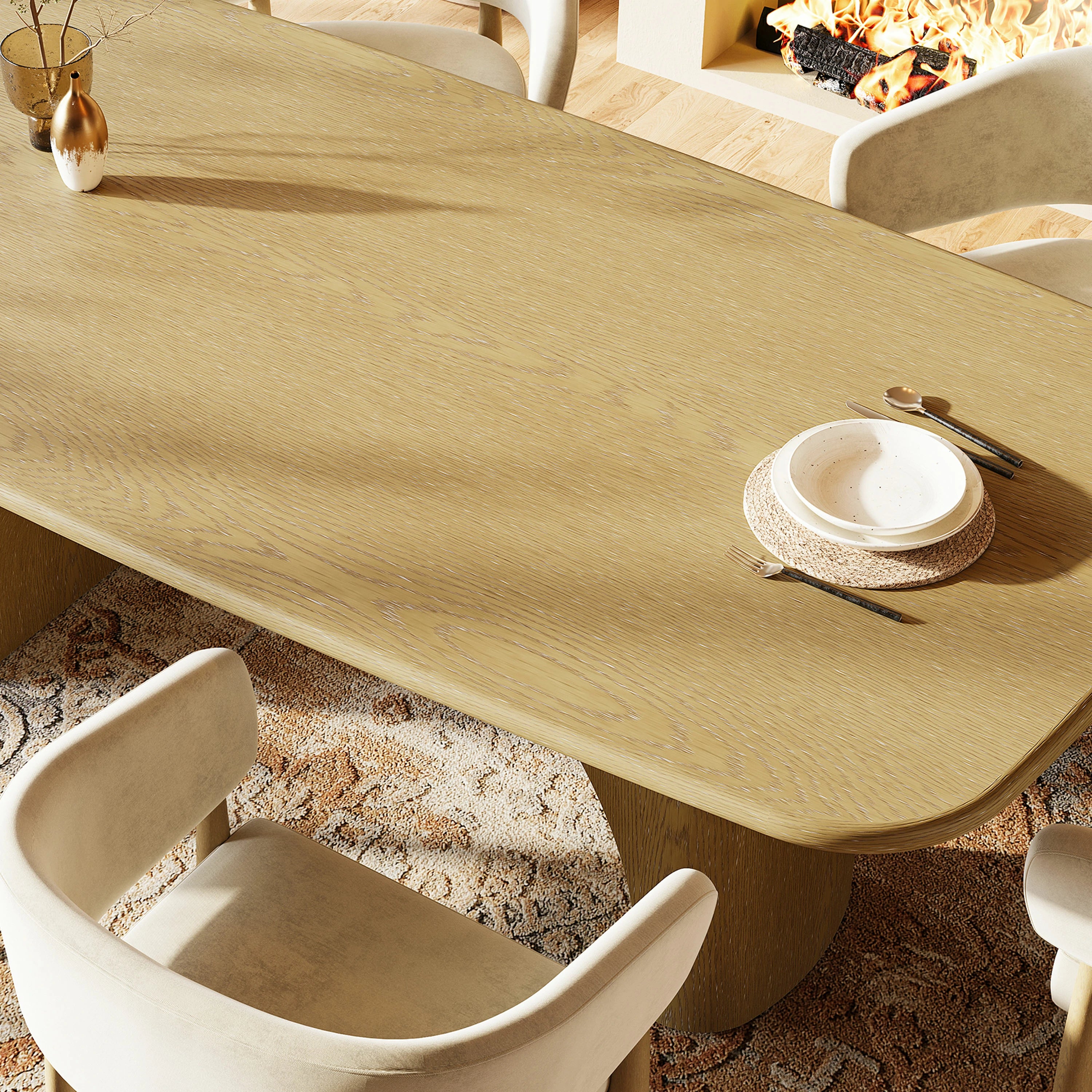 Valera Arched Dining Table 84"