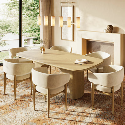 Valera Arched Dining Table 84"
