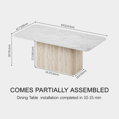 Tivoli Dining Table 84"W