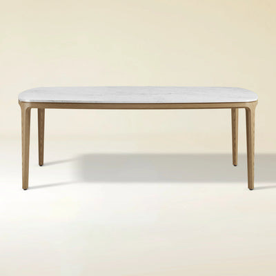 Aris Marble Dining Table 84"