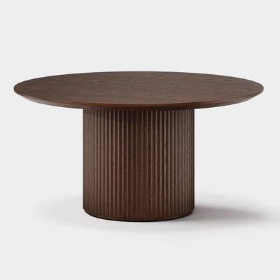 Aurelius Fluted Round Dining Table 60"W