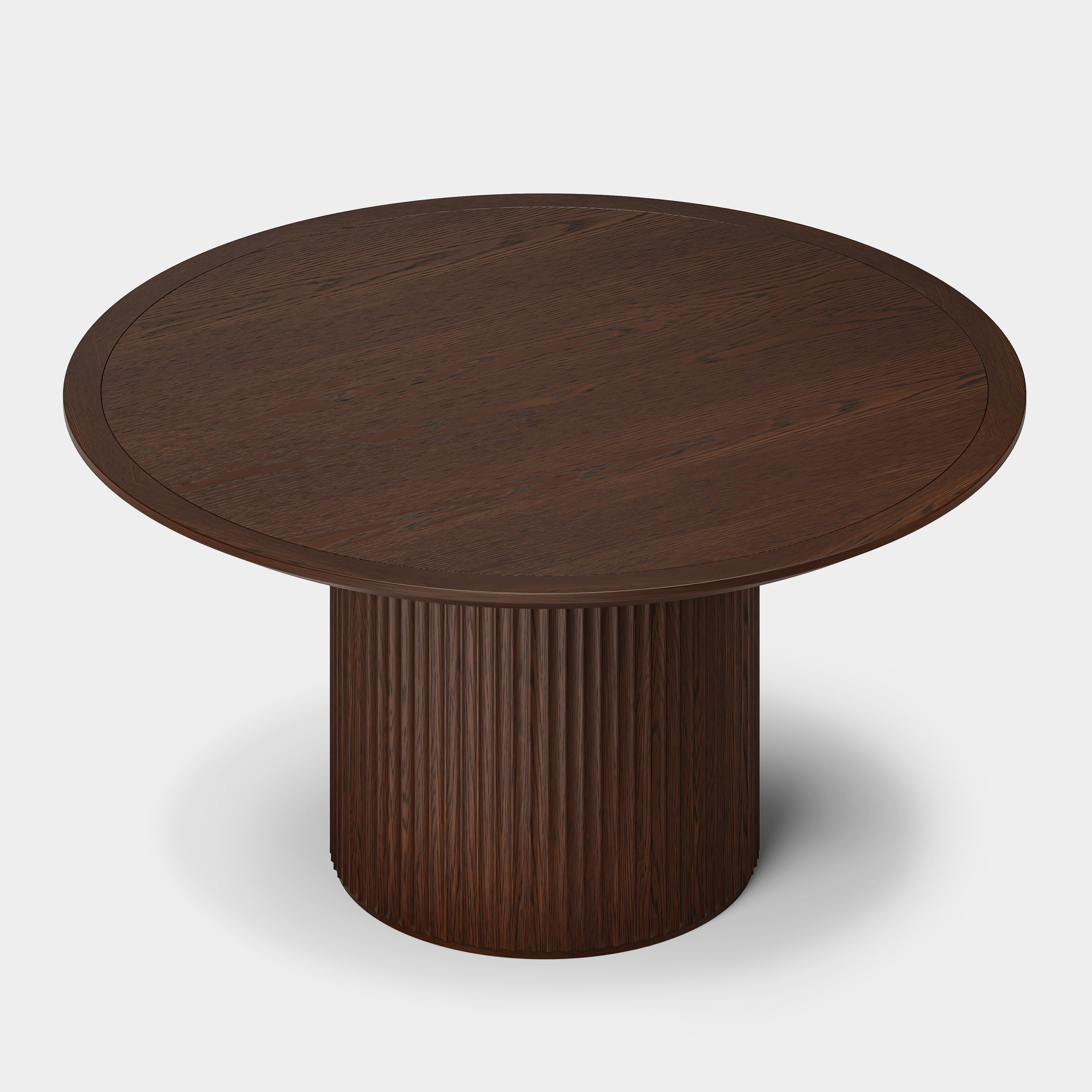Aurelius Fluted Round Dining Table 60"W