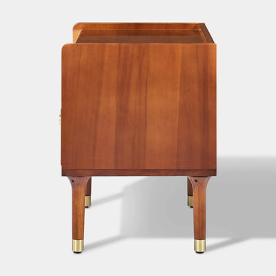 Rive Gauche Poplar Solidwood Nightstand 20"W