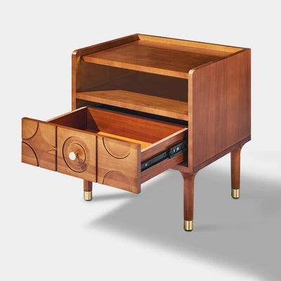 Rive Gauche Poplar Solidwood Nightstand 20"W