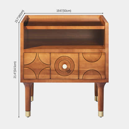 Rive Gauche Oak Nightstand 20"W