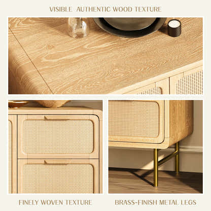 Ventura Rattan Sideboard 50"W