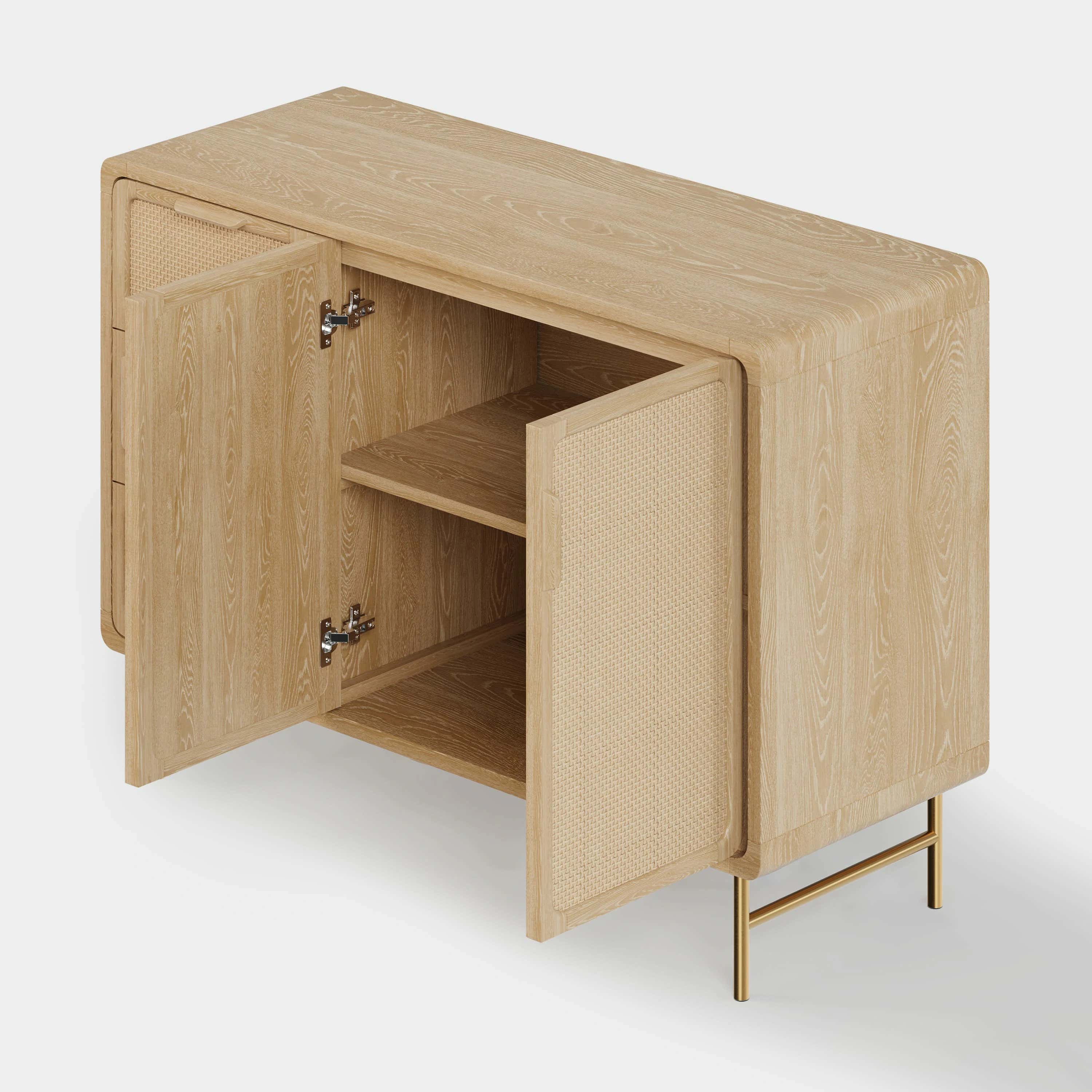 Ventura Rattan Sideboard 50"W