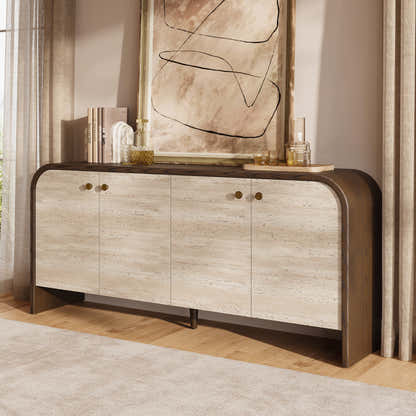 Tivoli Truffle Oak Sideboard 71"W
