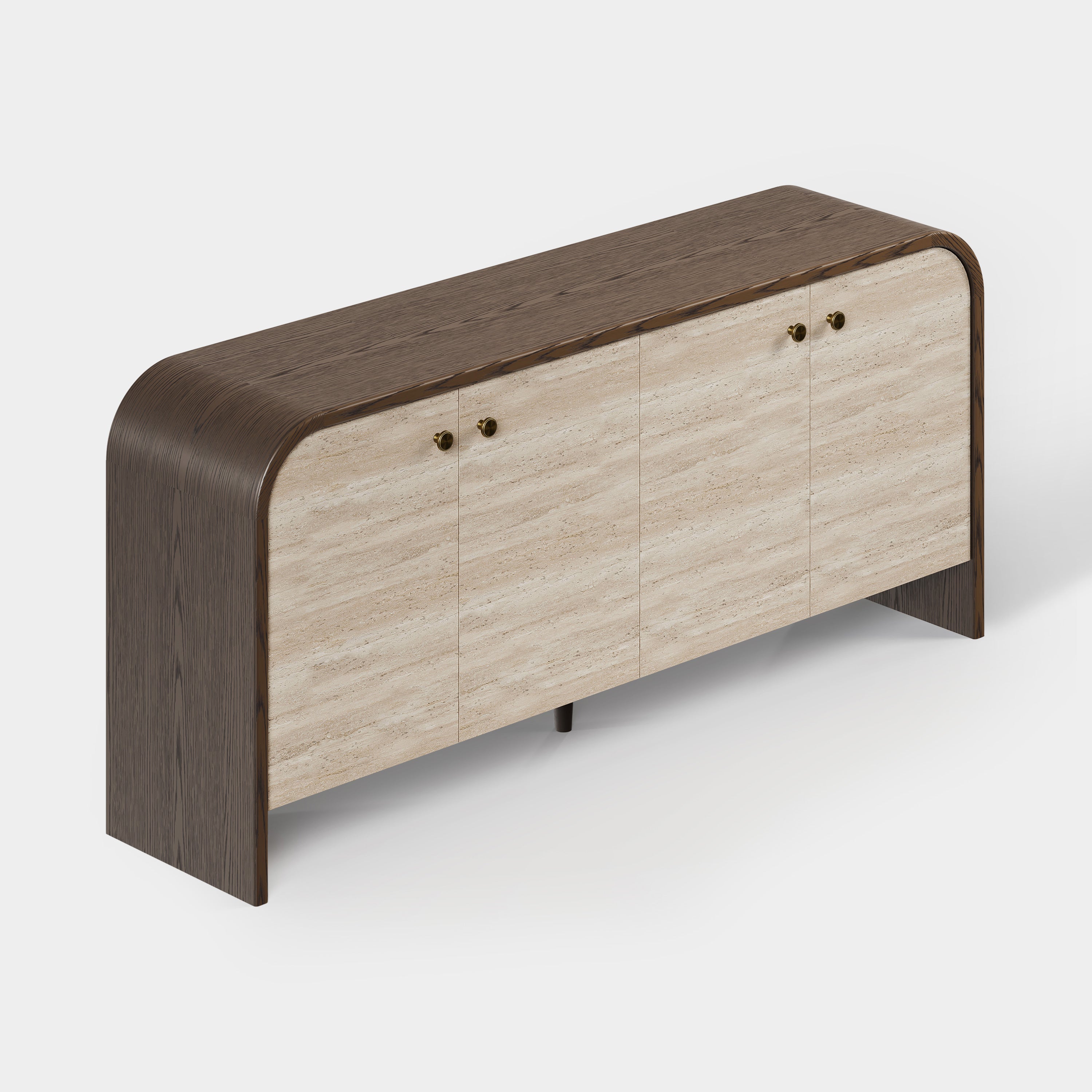 Tivoli Truffle Oak Sideboard 71"W