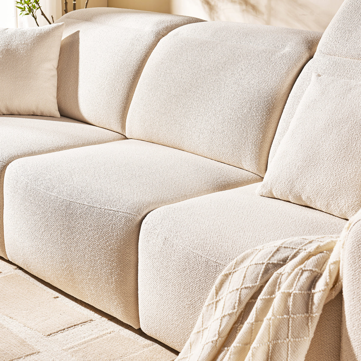 Elara Arched 110" Modular Electric Recliner Sofa