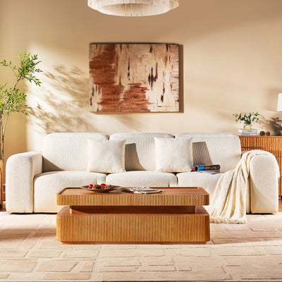 Elara Arched 110" Modular Electric Recliner Sofa