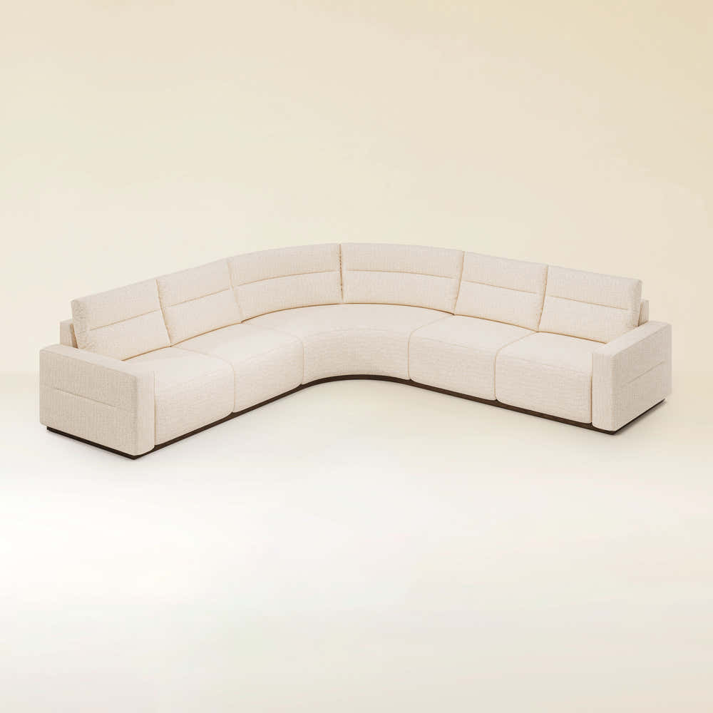 Aspen Modular Power Reclining Corner Sectional Sofa (5-Piece)