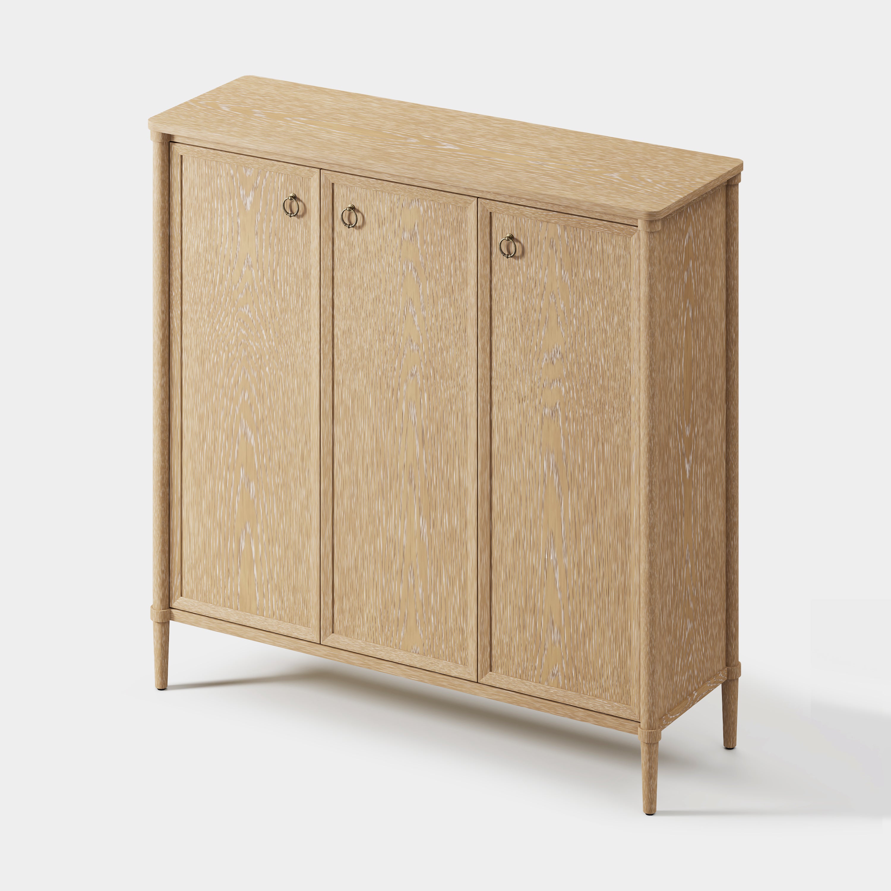 Maison Oak Shoe Storage Cabinet
