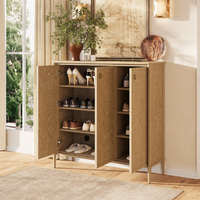 Maison Oak Shoe Storage Cabinet