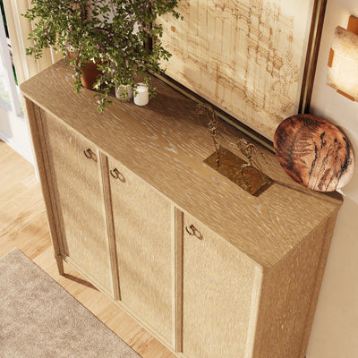 Maison Oak Shoe Storage Cabinet