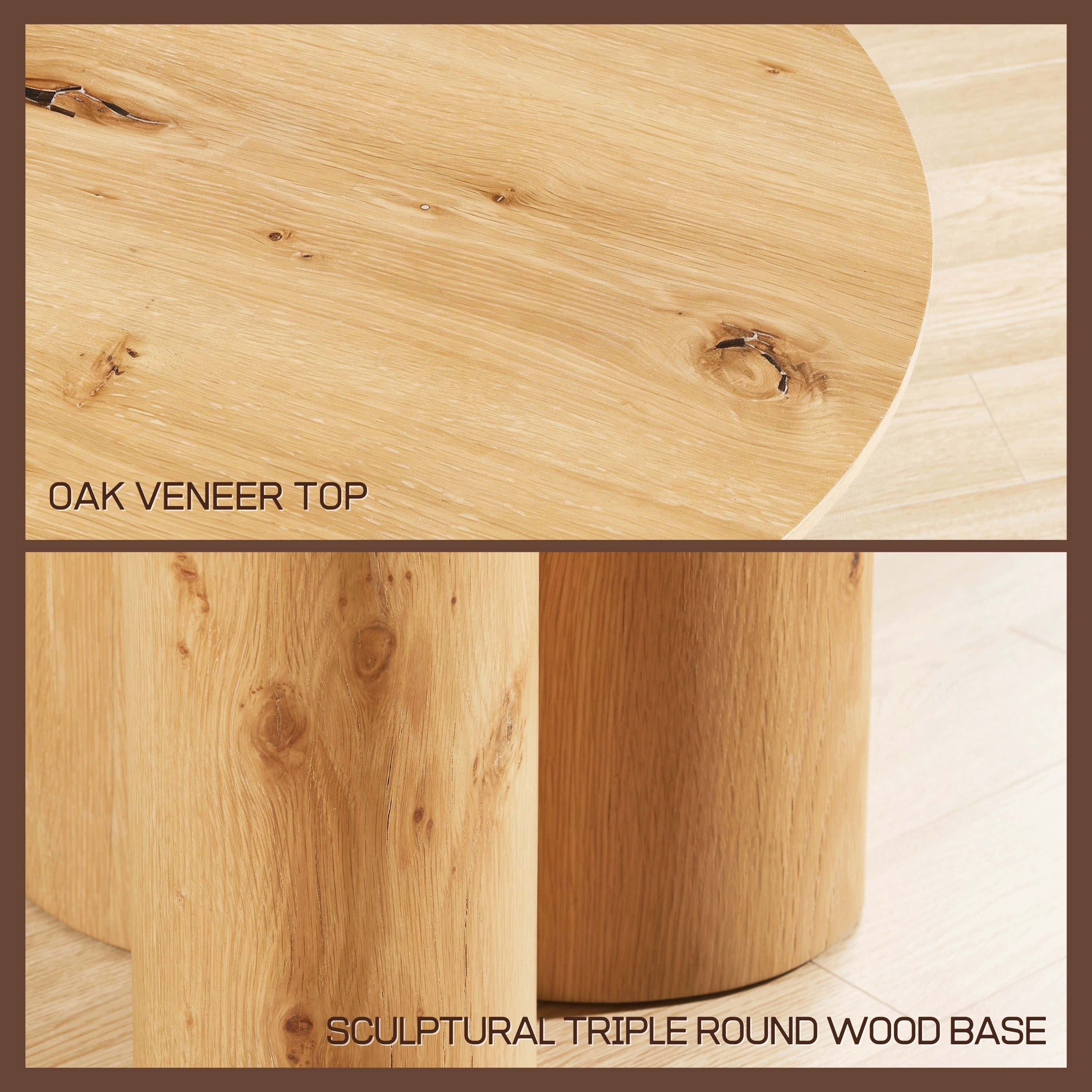 Trefoil Round Side Table 24"