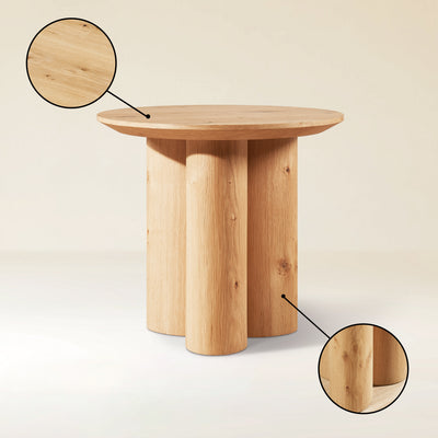 Trefoil Round Side Table 24"