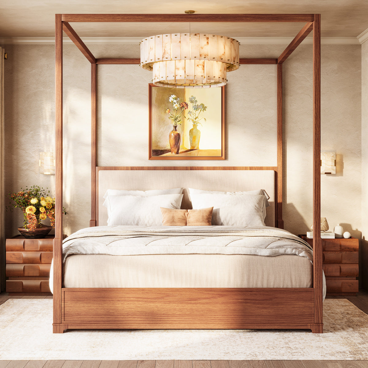 Terra Cube Emboss Nightstand 18”