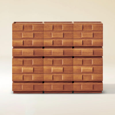 Terra Cube Emboss Cabinet (Set of 3)