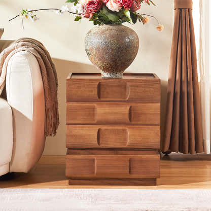 Terra Cube Emboss Nightstand 18”