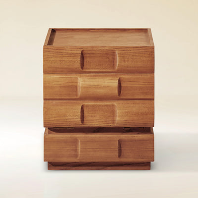 Terra Cube Emboss Nightstand 18”
