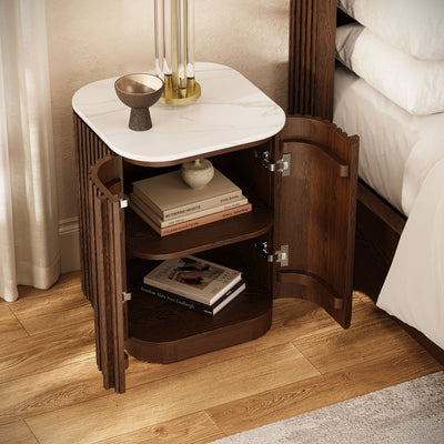Valencia Fluted Nightstand 18"W