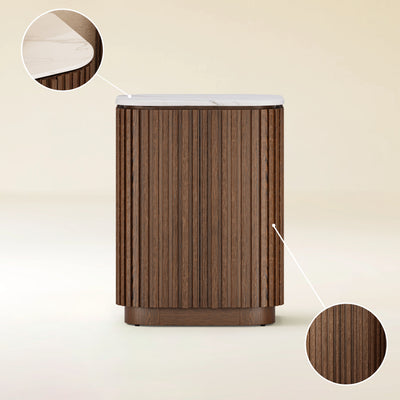 Valencia Fluted Nightstand 18"W