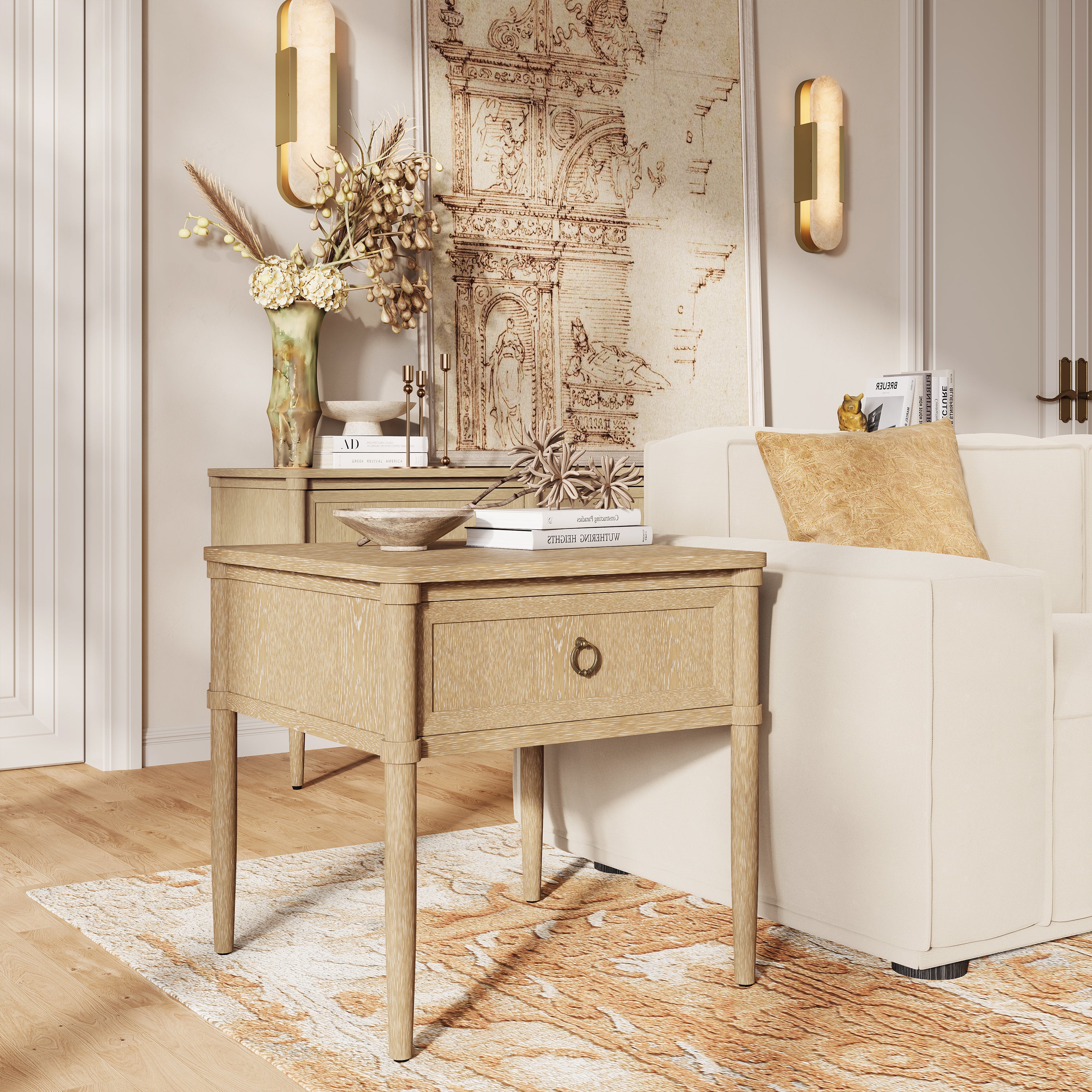 Maison Oak Side Table