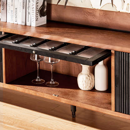 Marais Oak Media Console 78"
