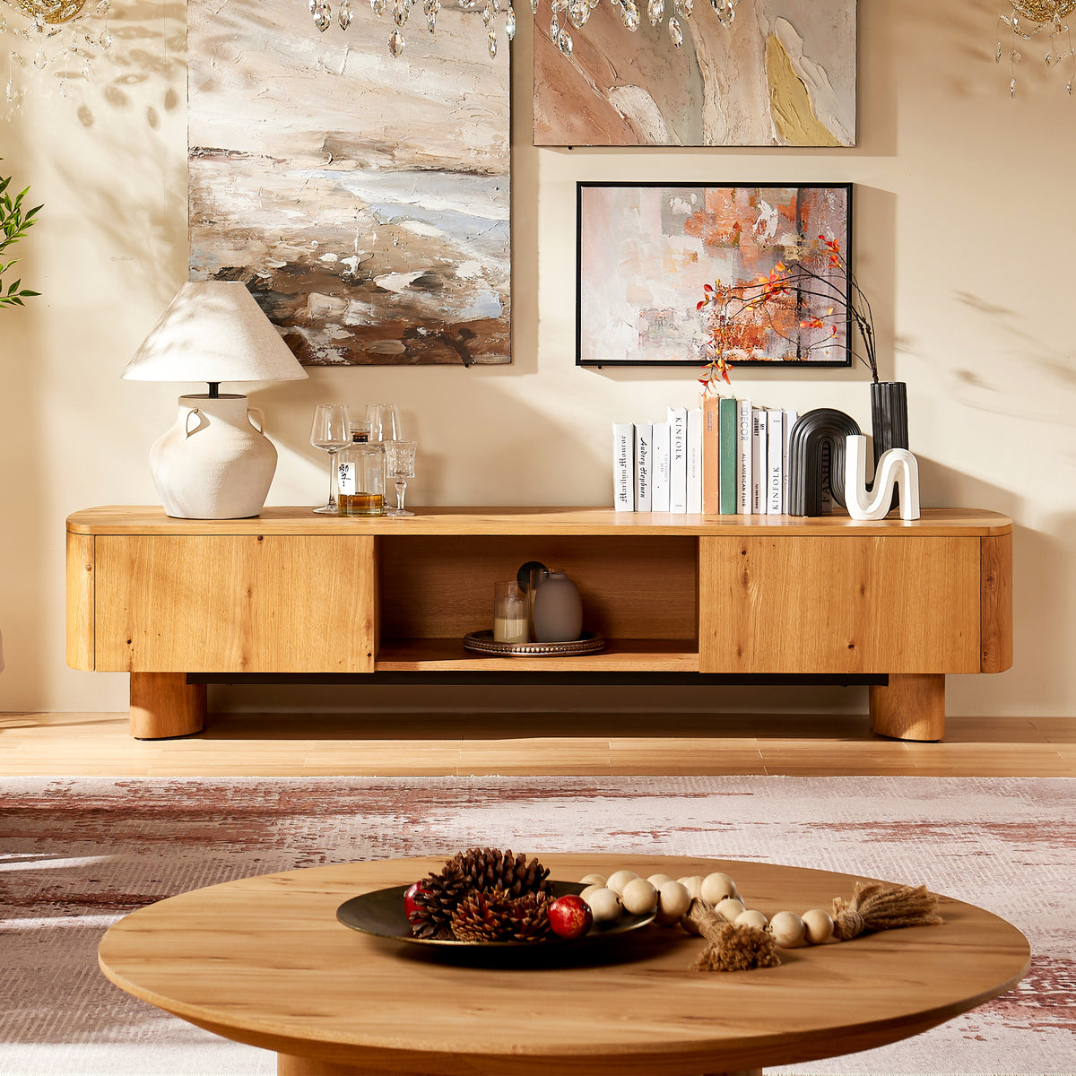 Trefoil Media Console 78"