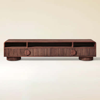 Doric Media Console 83"W