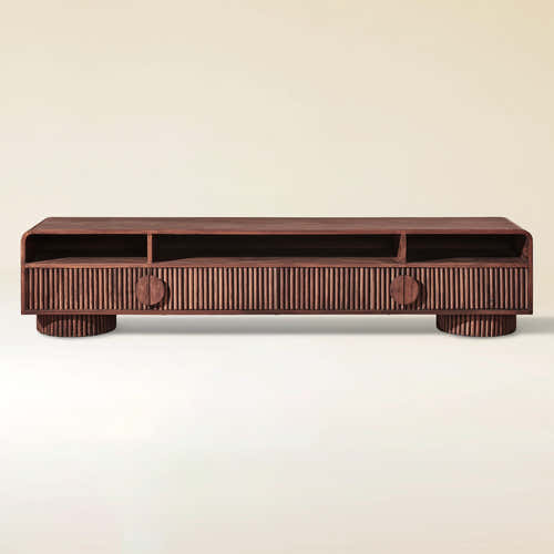 Doric Media Console 83"W