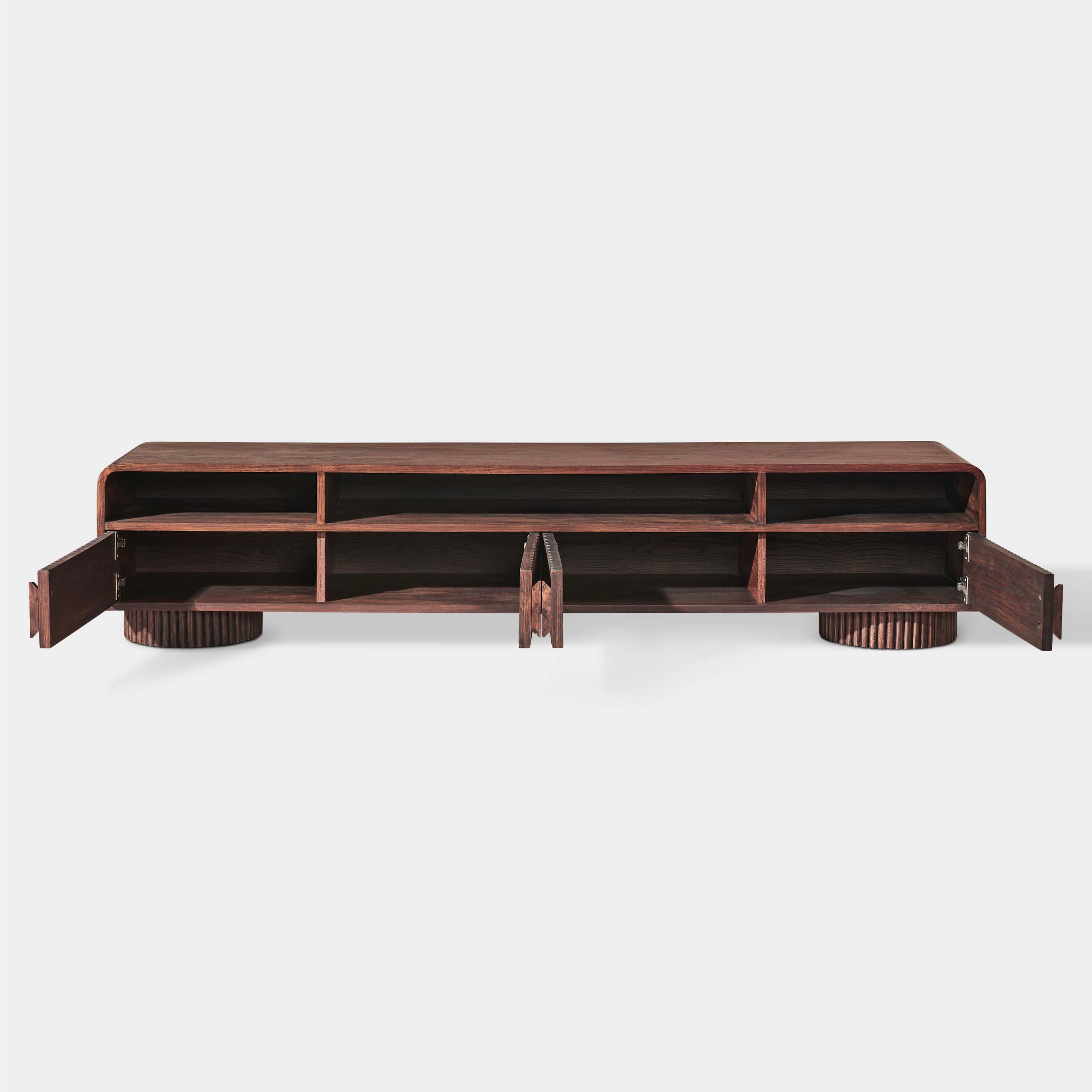 Doric Media Console 83"W