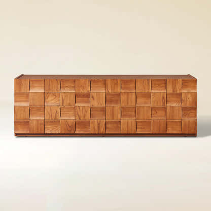 Terra Cube Emboss  Media Console 71”