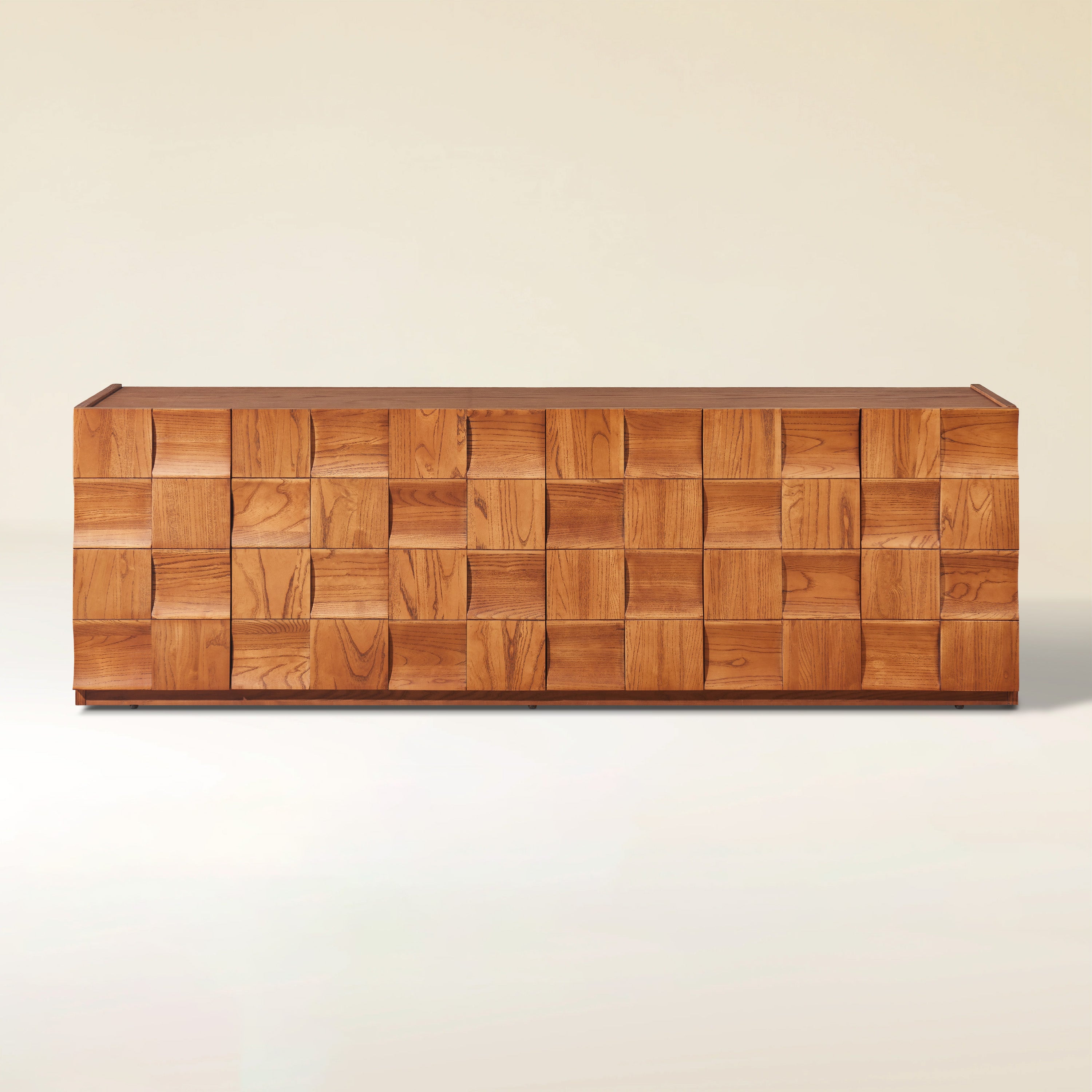 Terra Cube Emboss  Media Console 71”